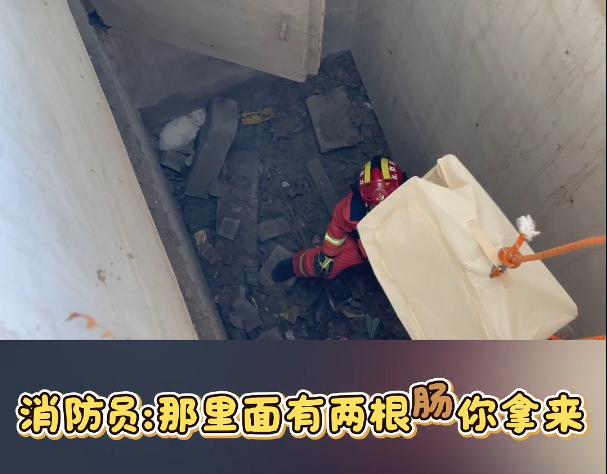 9米深井救一只猫，七名消防员出动值不值？

10月21日8时30分，北京市通州区