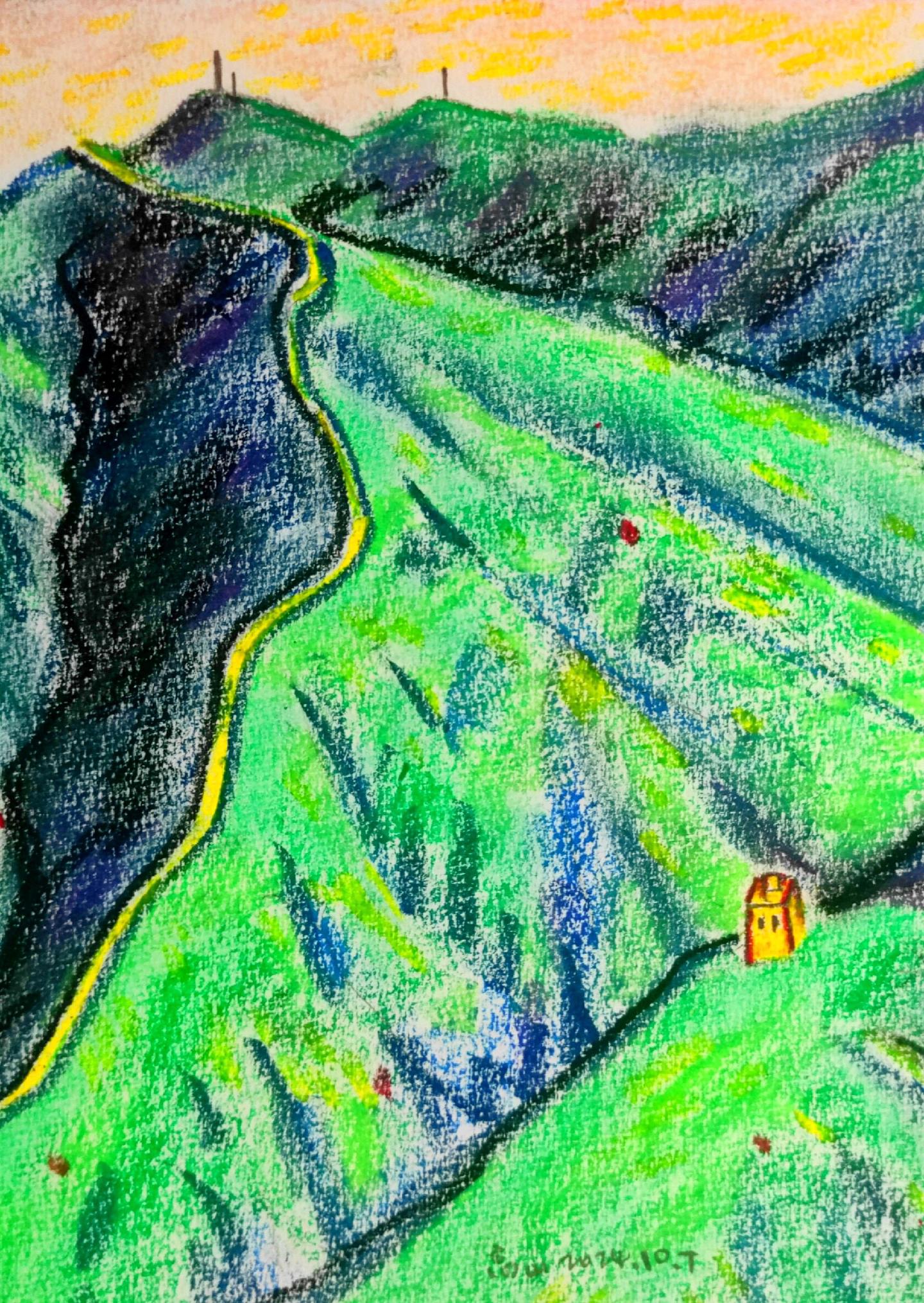 孤悬塞外的花家敌台。花家窑子长城位于八达岭镇帮水峪村东南，它东起清水顶...