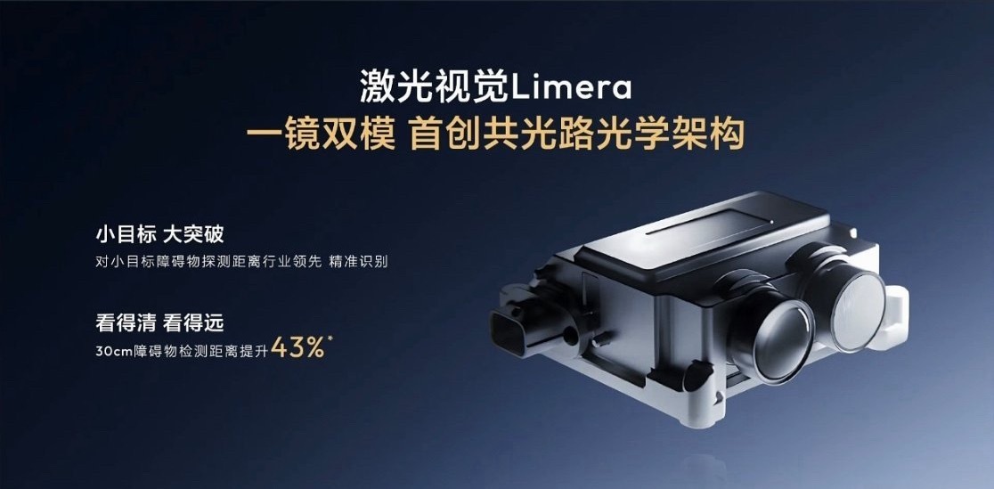 华为乾崑激光上车深蓝S07华为乾崑舱内激光视觉Limera，极大的提高了夜视和防