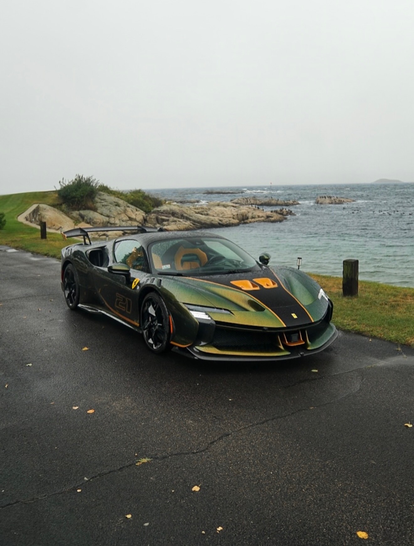 Ferrari SF90 XX油漆：Verde Volterra 