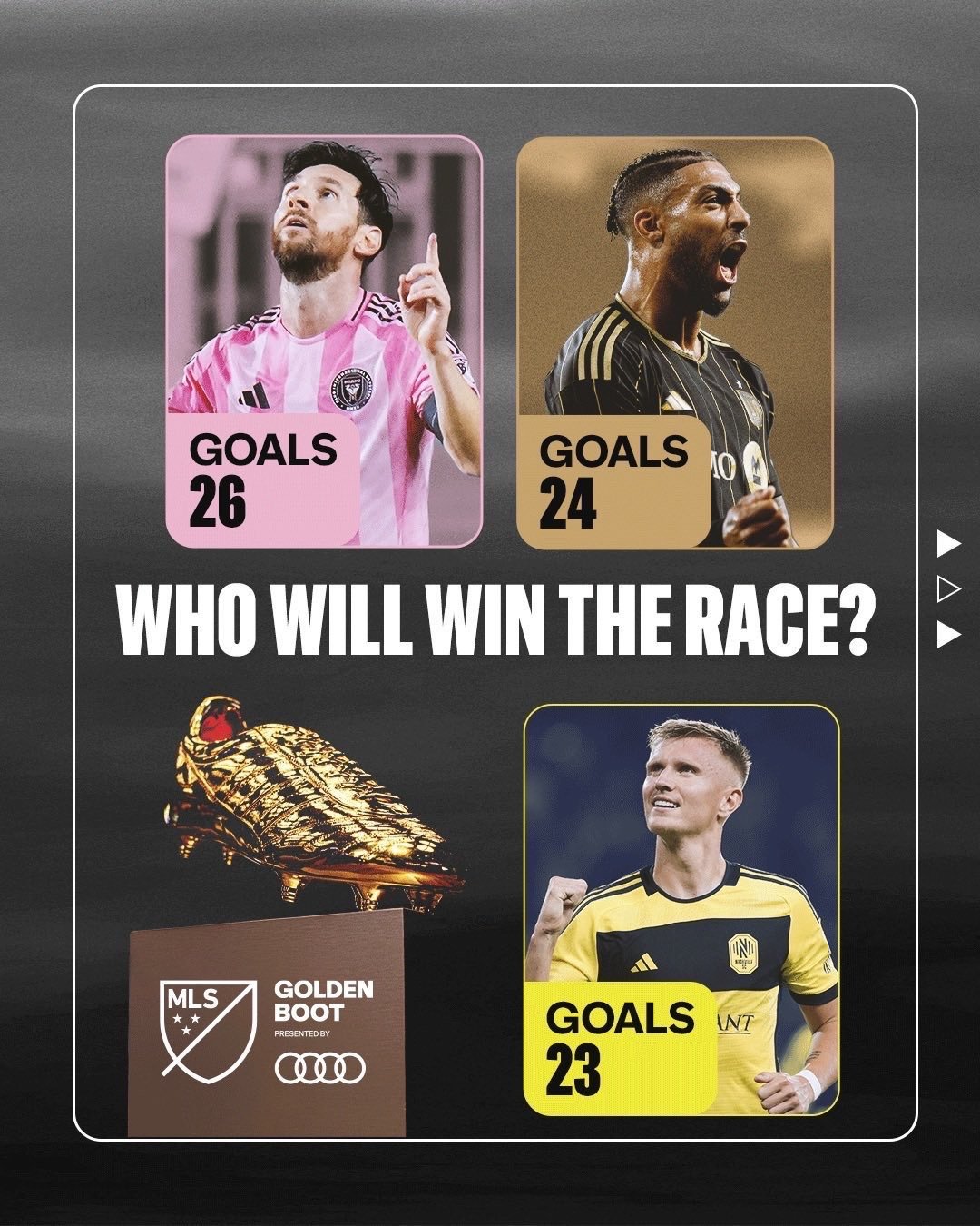 🔥mls 常规赛最后一轮比赛将于明天举行，谁将成为 2025 年 MLS 的最