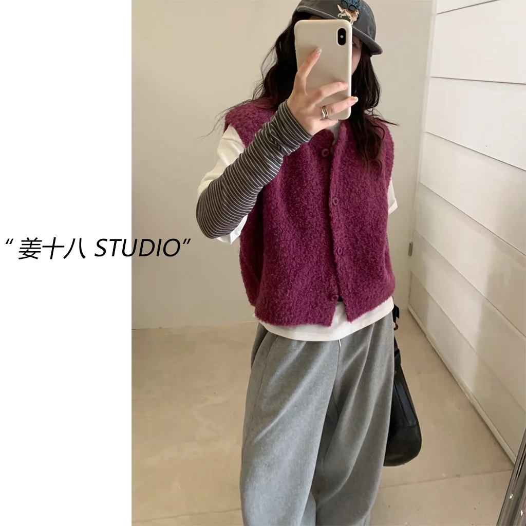 摇粒绒马甲也太厚实了！小个子穿超显高🥰