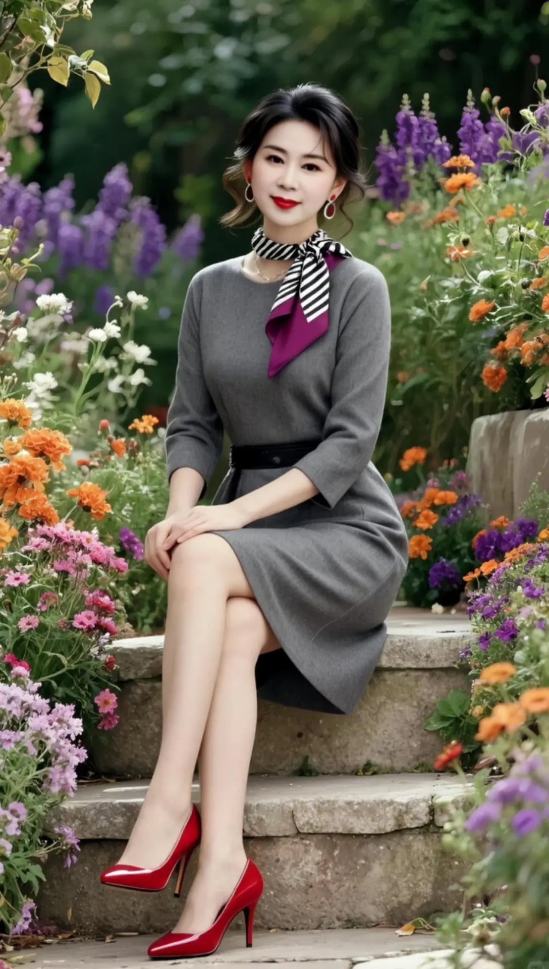 AI花园优雅写真 ai创作