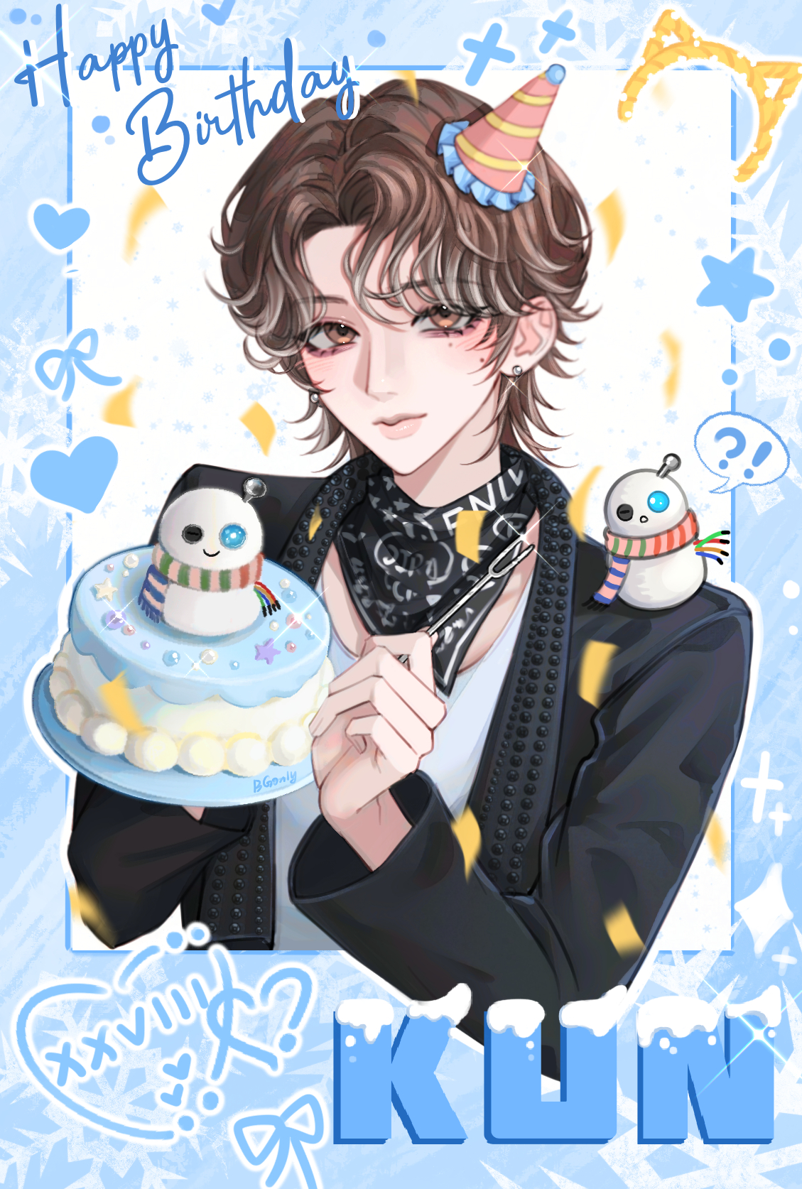 蔡徐坤 今年终于能一起过生日啦！蔡徐坤0802生日快乐