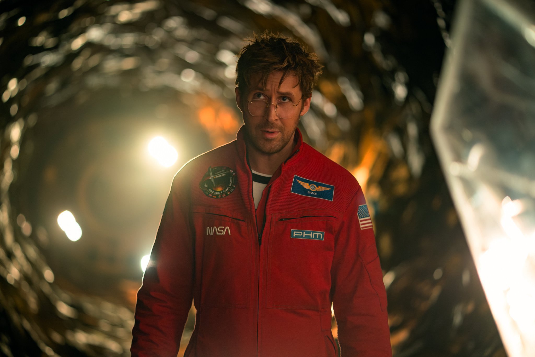 在《挽救计划》中，格雷斯和洛基相遇的隧道是实景搭建的。隧道长70英尺，里面装有一