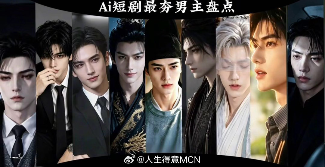AI短剧男主盘点 救命！AI短剧的男主海为什么如此深邃？🌊 要纯情有季淮清，要