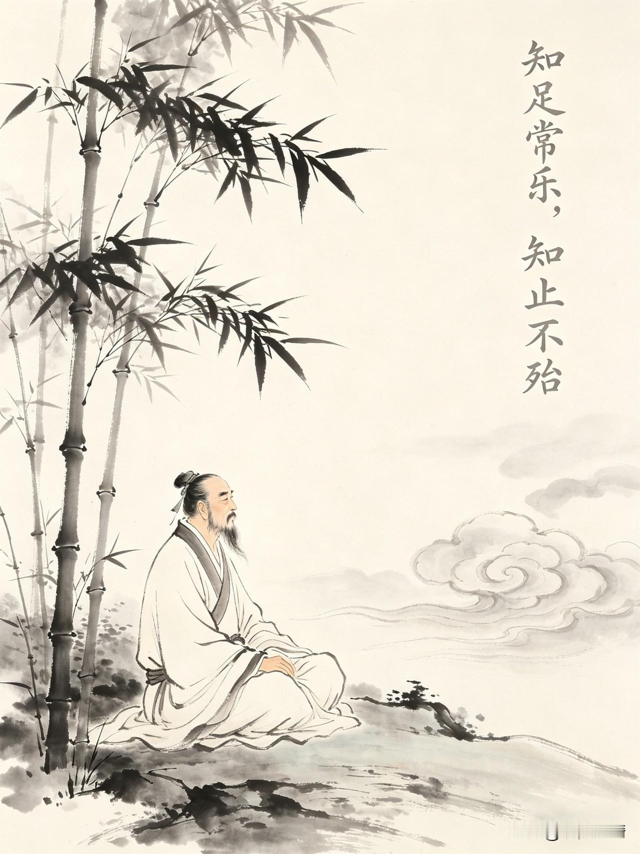 《知足常足，不缺为富》

世人逐物不知休，得陇望蜀何时够。
锦衣玉食犹嫌少，位极