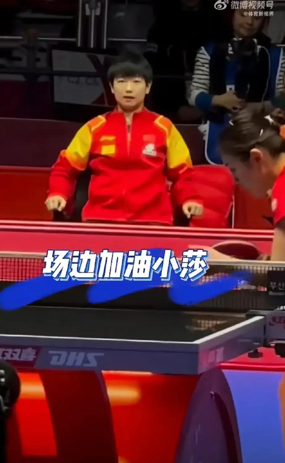 心中只有乒乓球的莎莎。