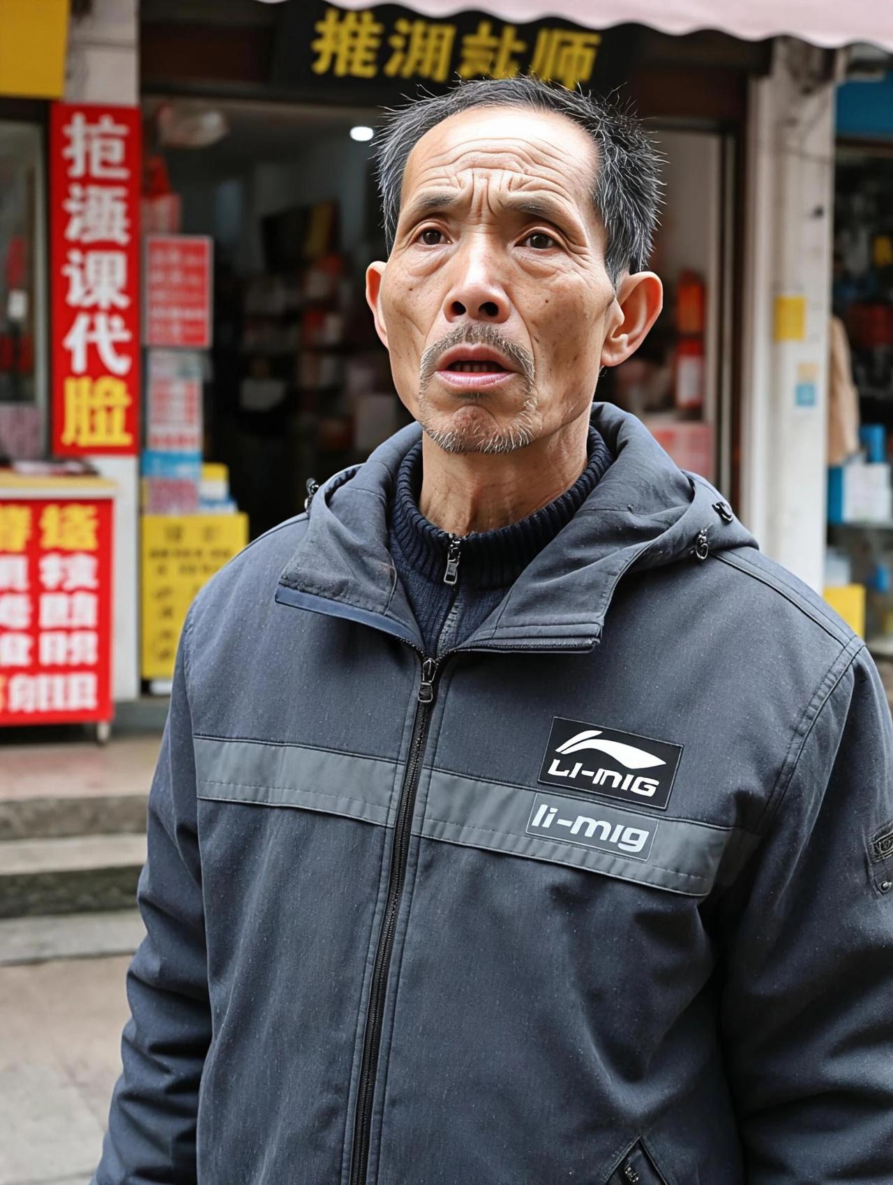 家人们谁懂啊🤣！浙江绍兴有个老哥花49块巨款网购了件“李宁”外套，满心欢喜等收