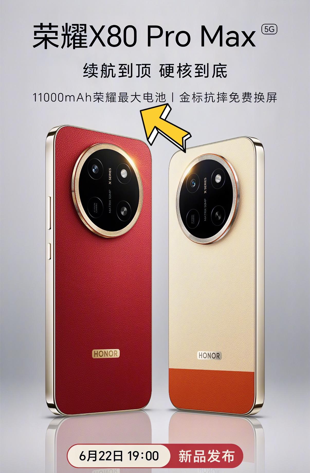 荣耀X80 Pro Max快要出了，配置跟之前的预测一样，确实是大屏幕配大电池。