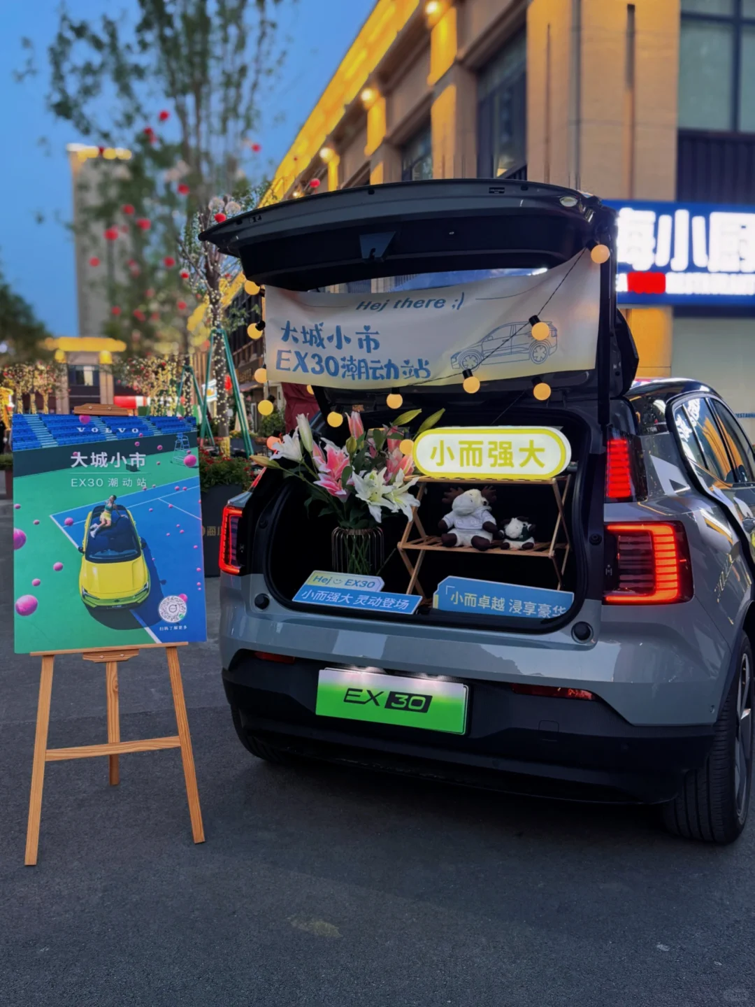 🚗沃尔沃EX30，北欧风情驶进后备箱集市！