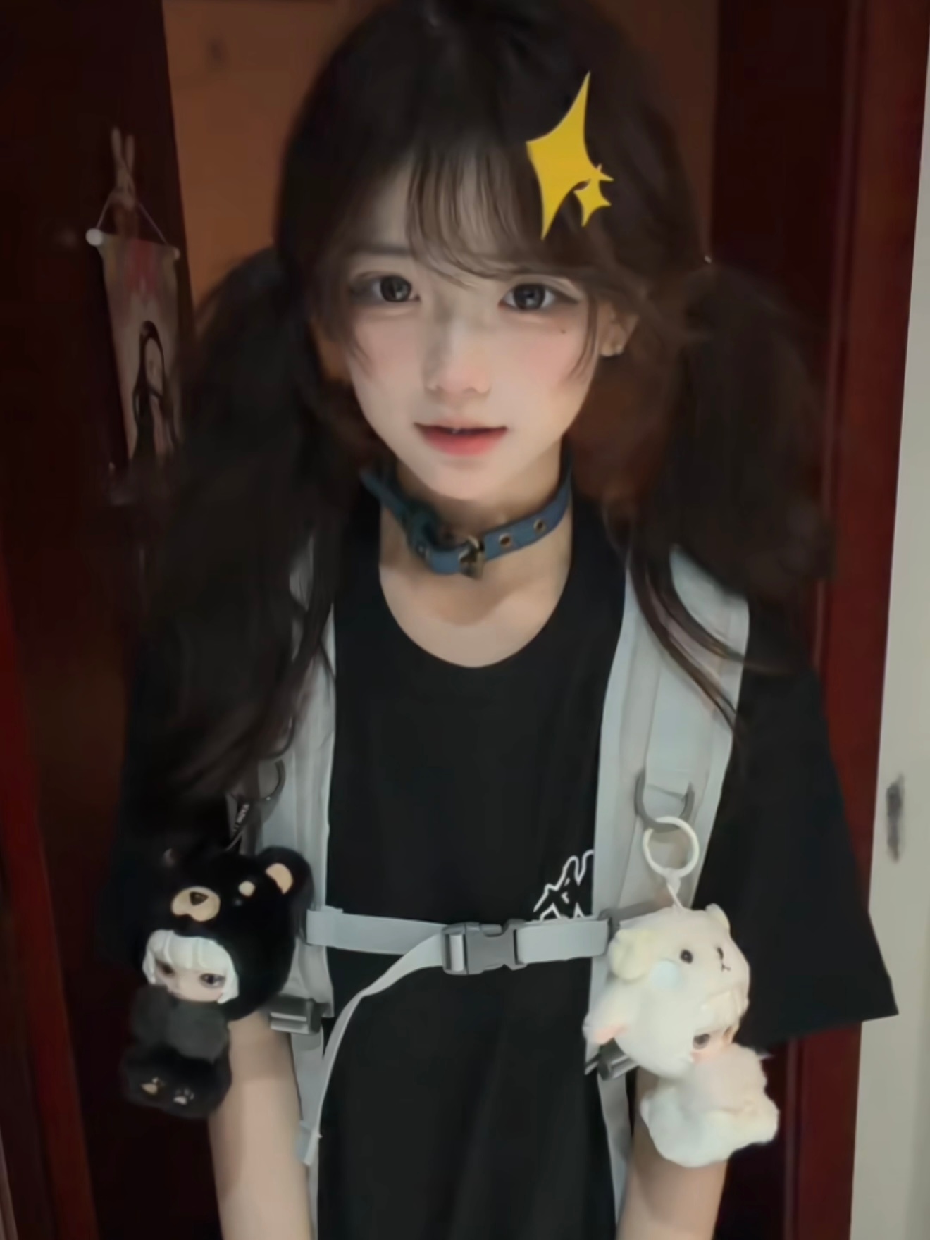 大家问的双肩包链接🔗正面背面都挺好看滴主要是便宜！！！质量还挺好 