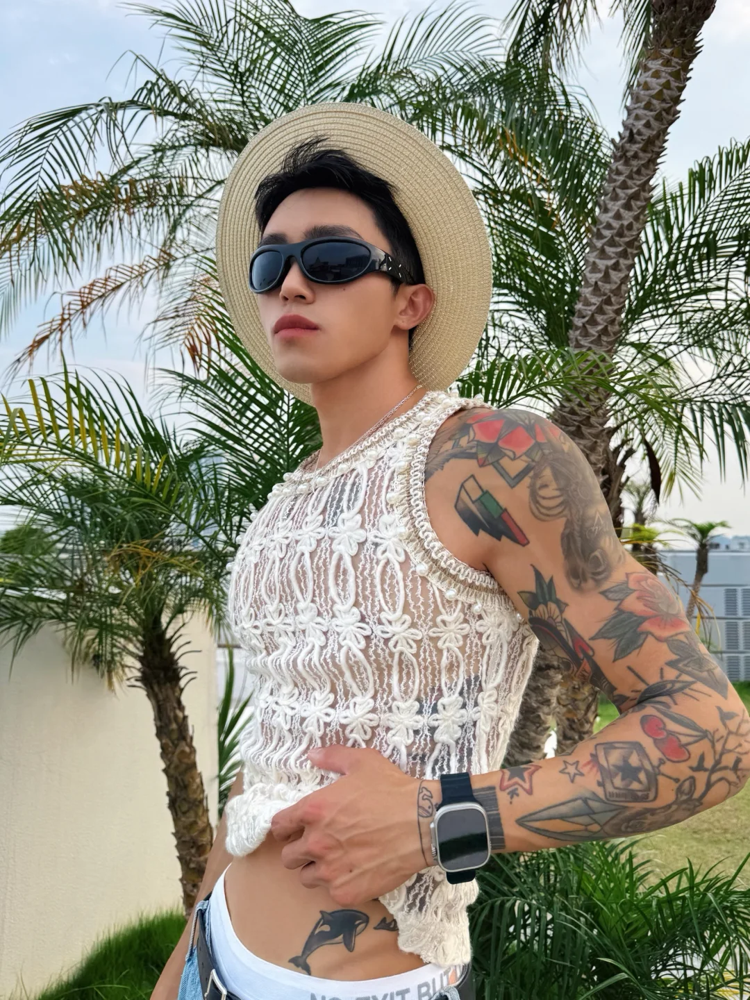 今天穿的有点S系列｜1️⃣个喜欢户外的肌肉男