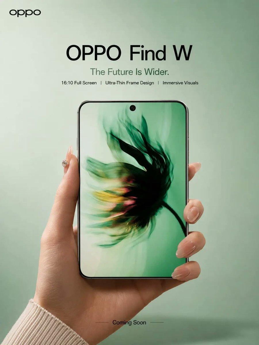 OPPO 要出一个非折叠阔平板手机？有点意思，要是薄一点就更好了，7mm吧。买2
