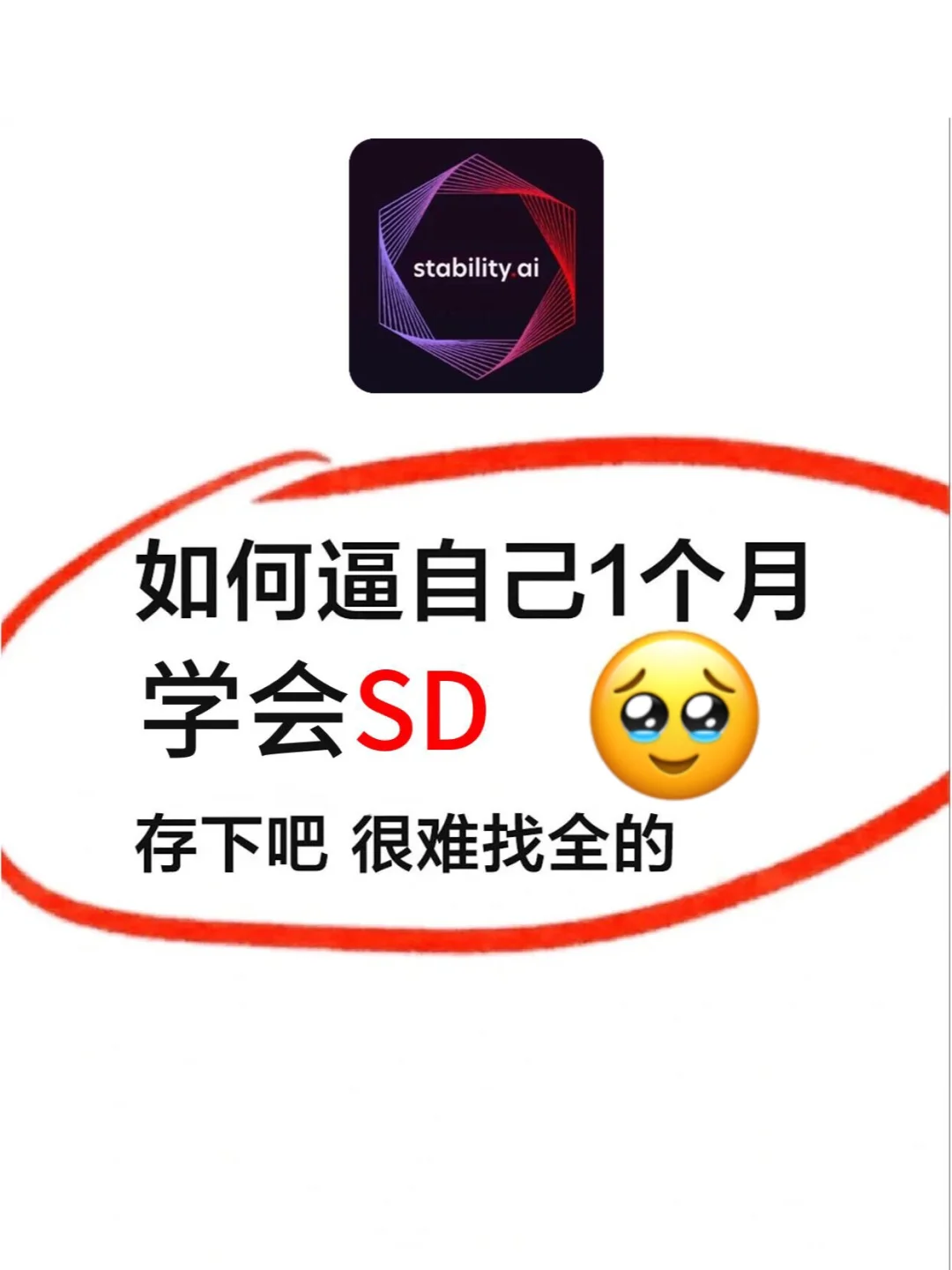 哭了，现在才知道SD得这么学😭