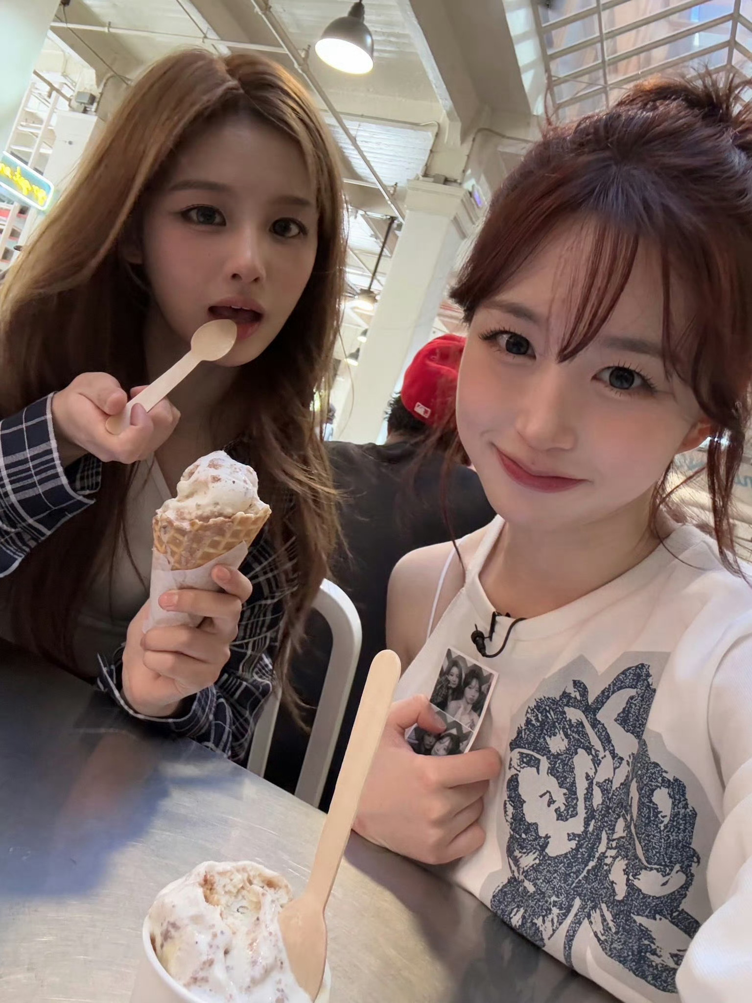 NMIXX一些双人合照模板～🧸🥨🍨 