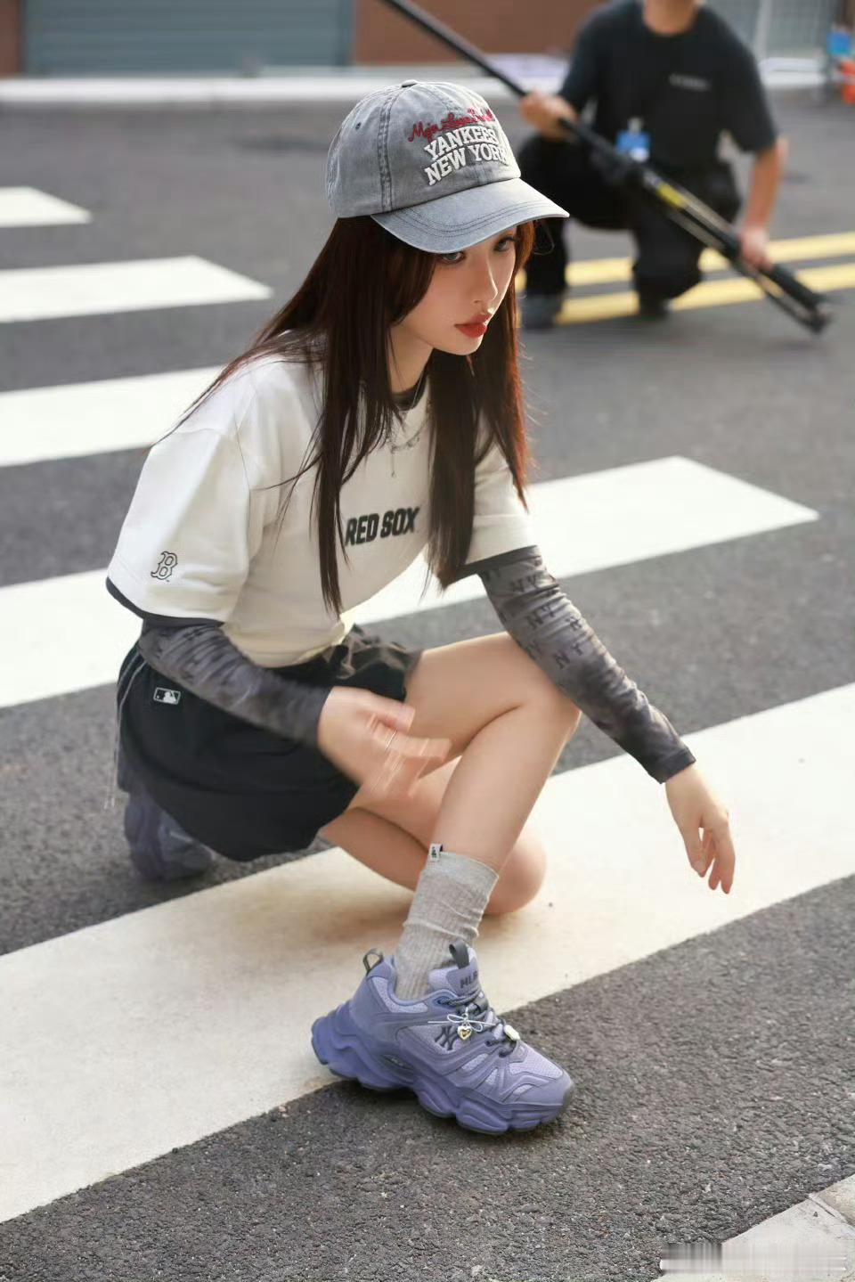 虞书欣好天气citywalk又美又酷又可爱的虞书欣[打call][打call][