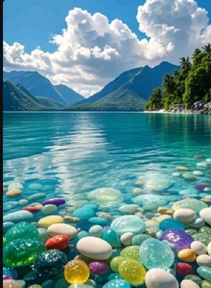 我最近拍的风景照，是一片大海。照片里，海水湛蓝湛蓝的，和天空仿佛融为一体，海天相