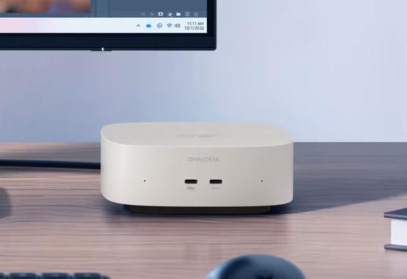 惠普悄悄更新 OmniDesk 迷你主机：换用 128GB UFS 存储，酷睿 