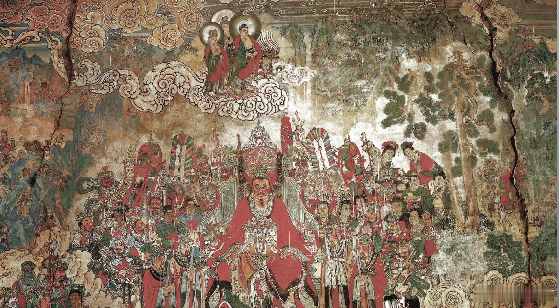 广胜寺水神庙元代壁画 ​​​