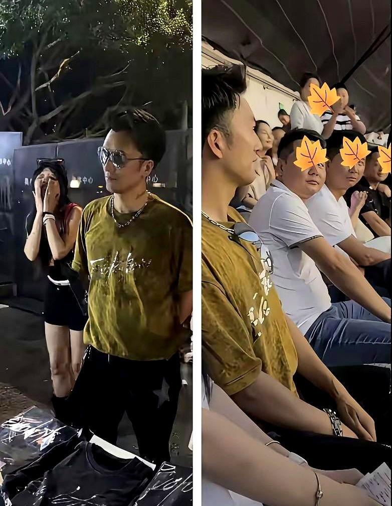 那晚佛山体育馆外，人挤人，不是谢霆锋来了，是另一个“谢霆锋”。
他戴着黑框眼镜，