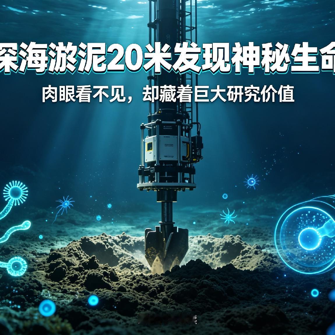 深海淤泥20米发现神秘生命！肉眼看不见，却可能改变人类未来
 
最近，一项深海科