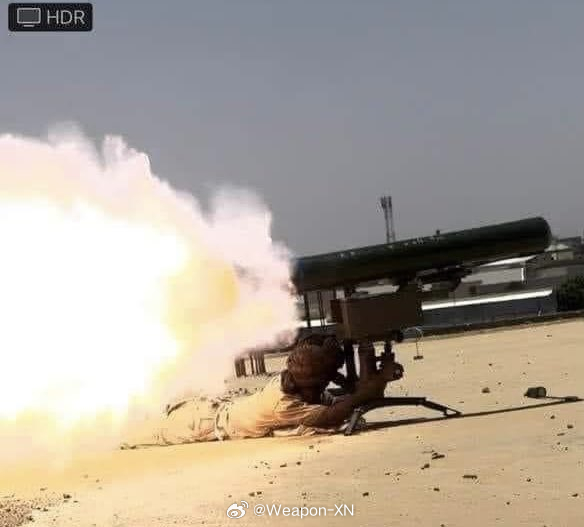 #兵器影像[超话]# 苏丹网络图片，反政府武装快速支援部队成员在作战中使用中国制