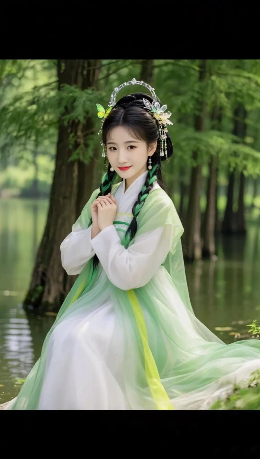 AI森系古风写真 ai创作