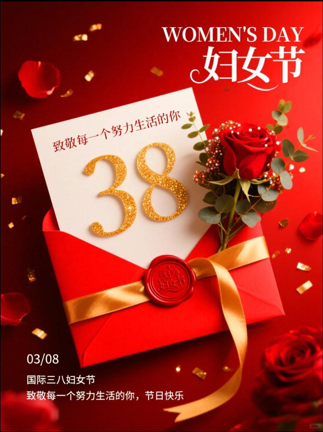 🌅早安！三八女神节，致敬每一个平凡又了不起的女性，在这个特别的日子里，愿你颜值