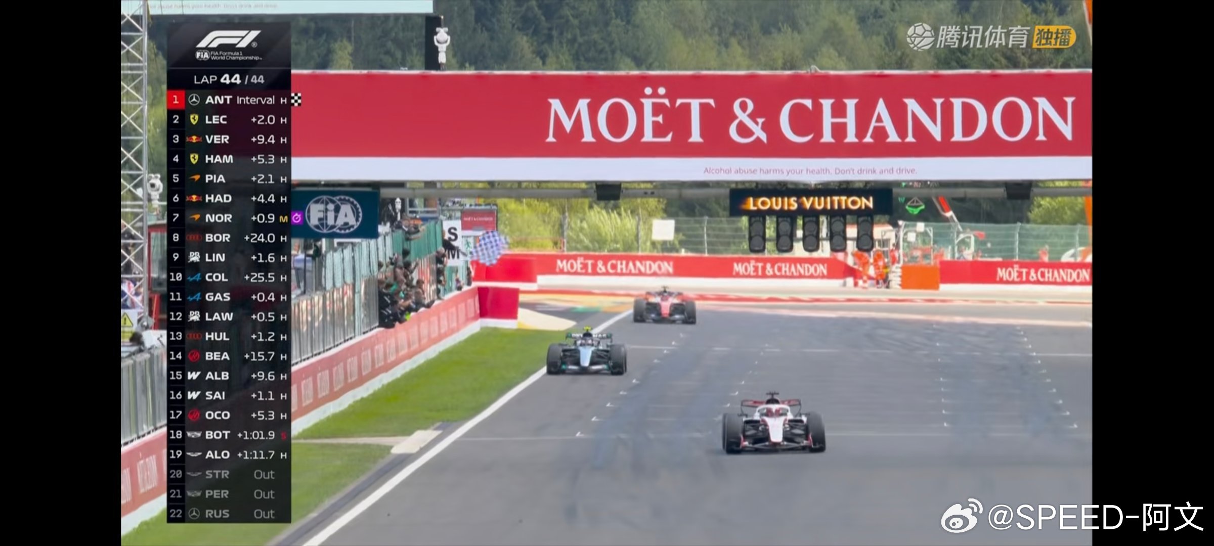 2026f1比利时大奖赛恭喜小孩哥安东内利PTW，火星车加上不俗的实力天赋，想输