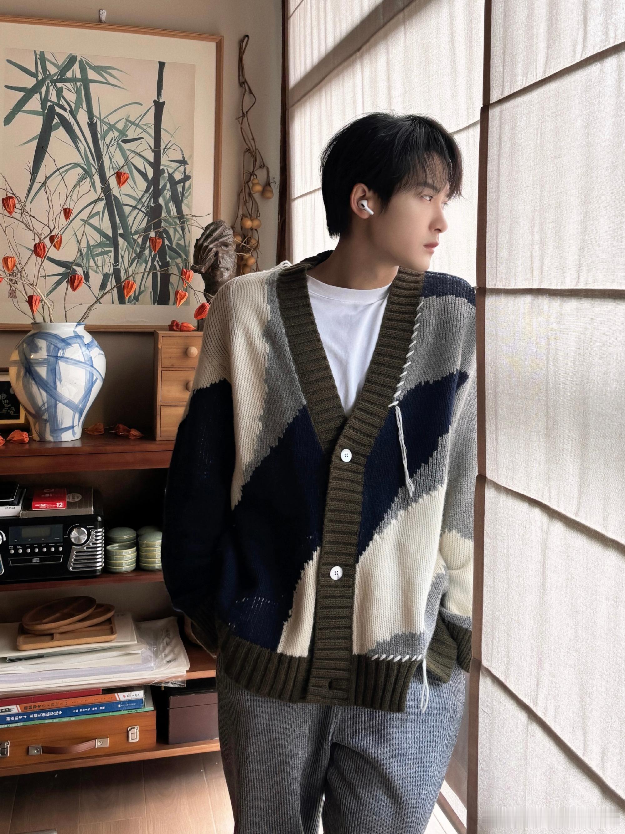 #檀健次暖冬毛衣照#好帅啊 男友感满满#檀健次冬日男友感大片# ​​​