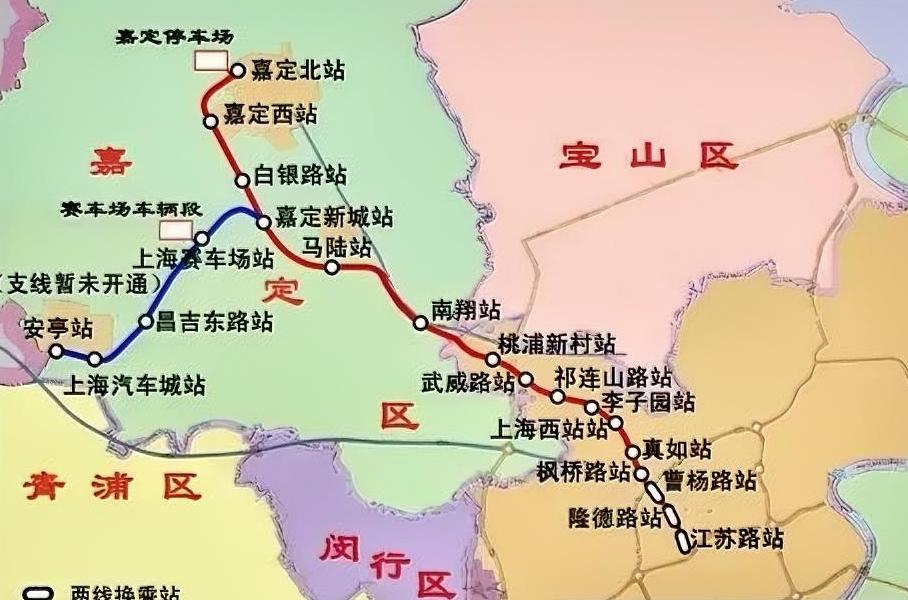 上海最长的地铁就是11号线，全长大约82.4公里，一共40座车站，它不光是上海第