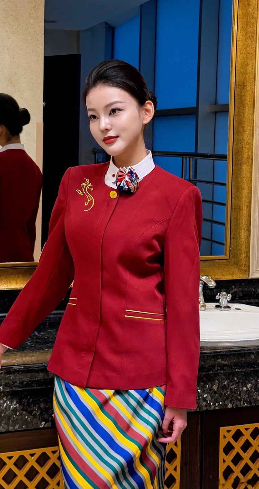 空姐的制服照就是美 