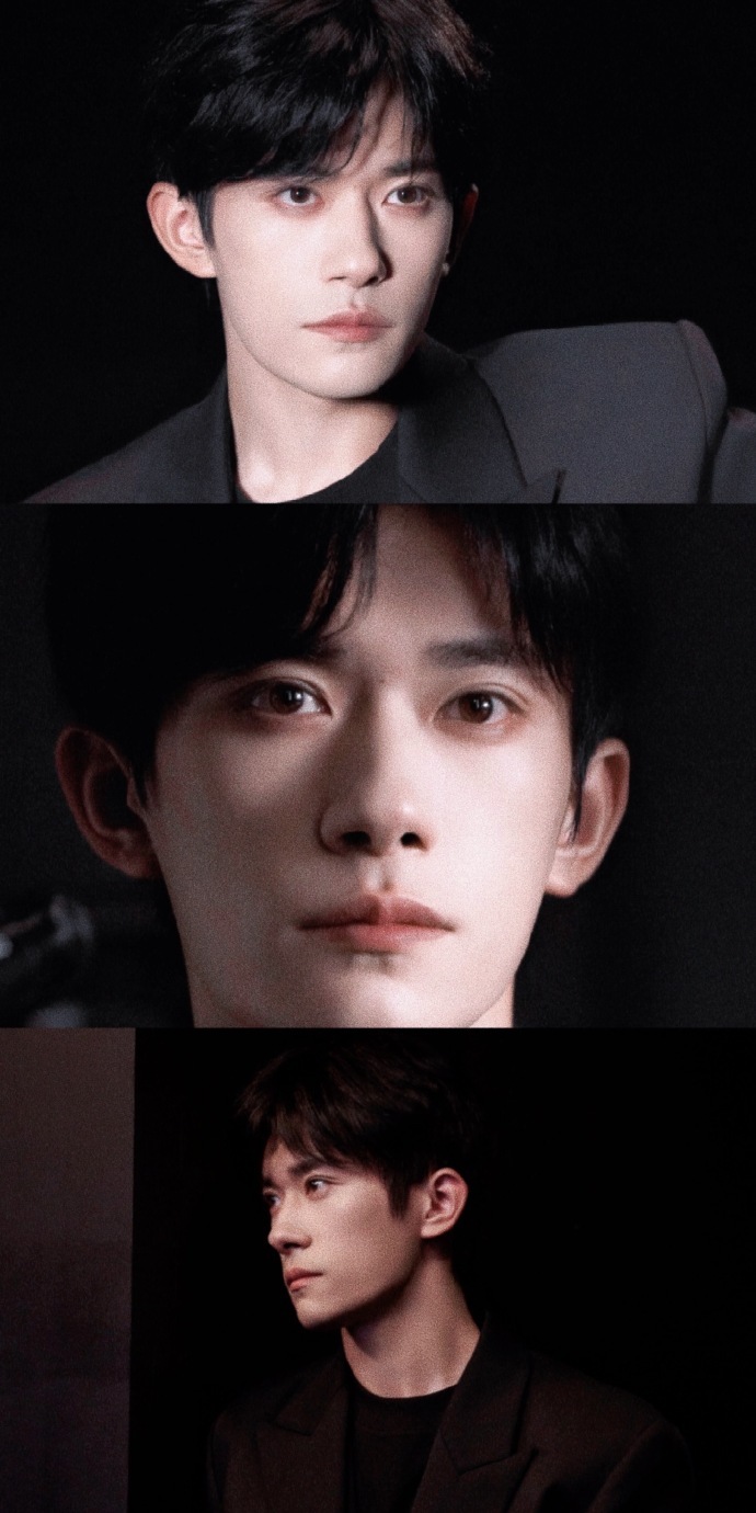 易烊千玺抬眸瞬间让易烊千玺穿黑西装的是天才 被易烊千玺的黑西装造型拿捏了！微分碎