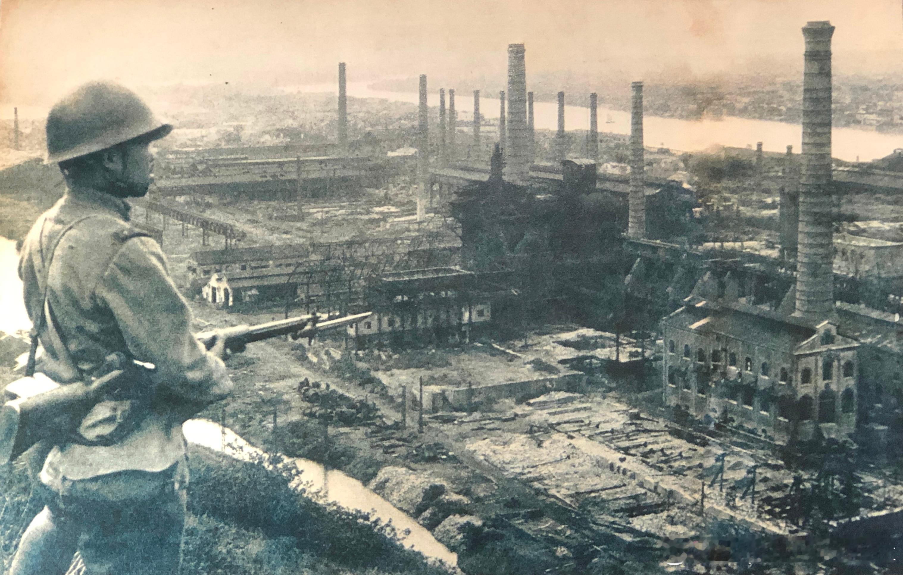 1938年10月日军占领下的汉阳兵工厂军事历史全触达 ​​​