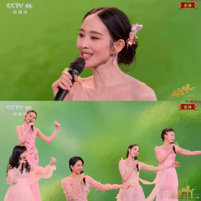 张钧甯春晚口红色号张钧甯这波春晚妆容直接焊在我审美上！缎光底妆尽显从容大气，唇妆