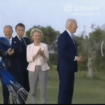 拜登现在会不会是一个机器人？就在昨天举行的G7首脑峰会上，美国总统拜登再次梦游，