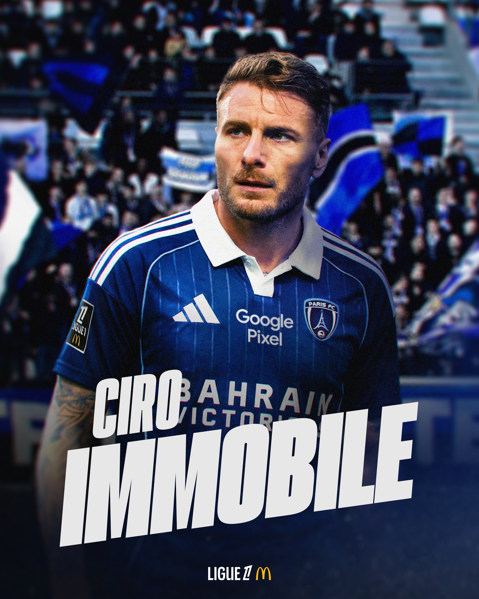 36岁的因莫比莱打进了加盟法甲巴黎FC后的首个联赛进球。目前他在五大联赛的进球数