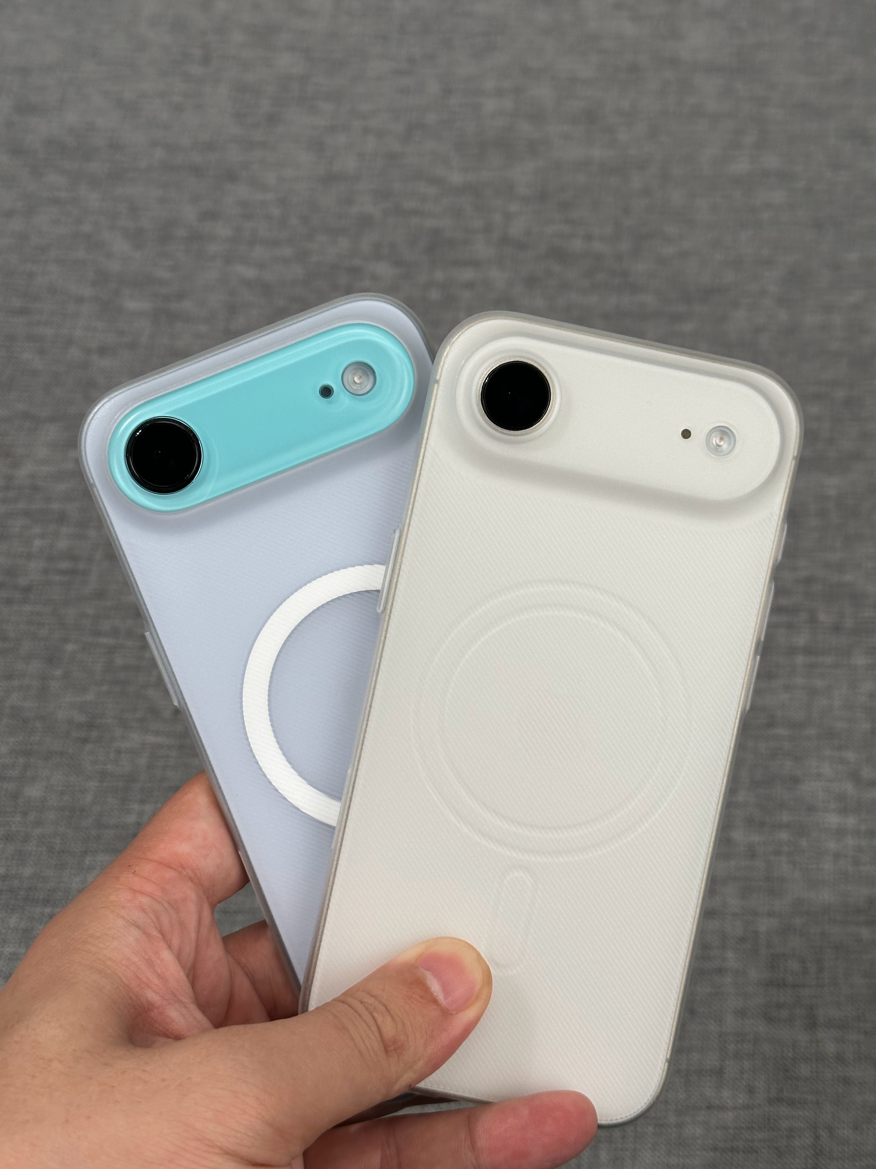 专为 iPhoneAir 平嵌镜盖做的壳子，预计周六上线