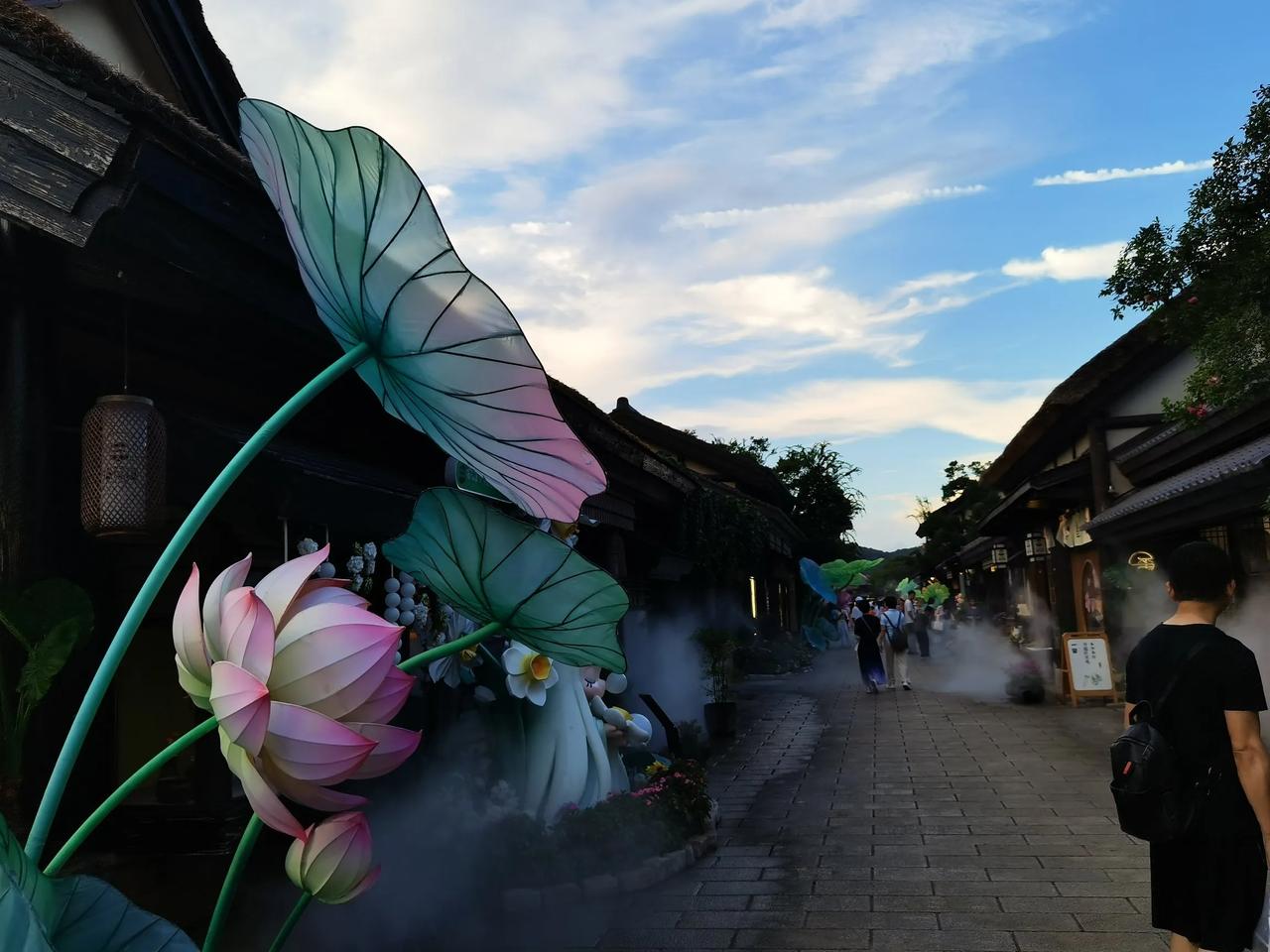 拈花吟：
凝露圣洁美  君临回眸魅
…
玫瑰香从何处来，
莲荷凝露圣洁美；
只缘