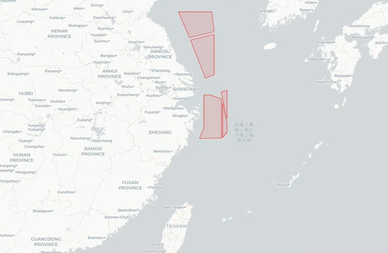 《华尔街日报》：中国关闭了其东部沿海大片空域约40天（3月27日至5月6日），比