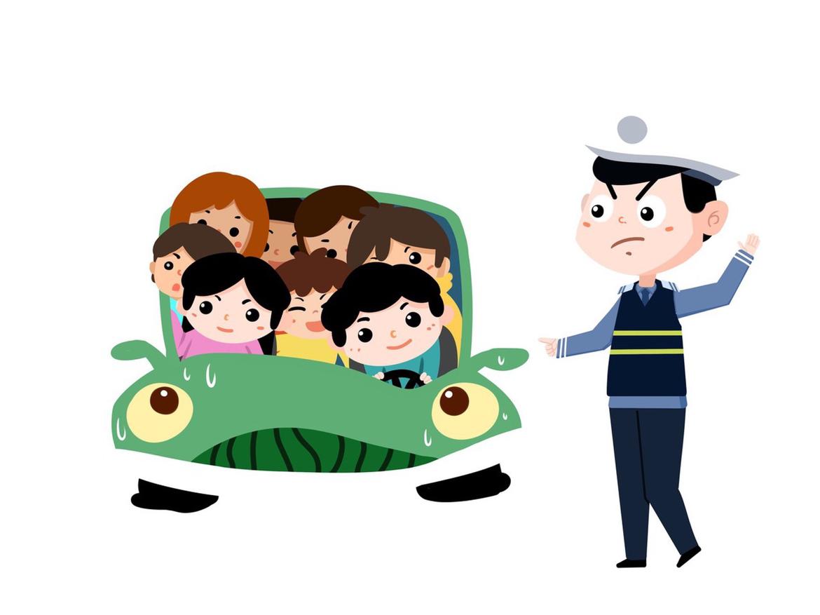 “就多了2个孩子” 交警：孩子更需要被安全保护 。近日，杭州高速交警在收费站查处