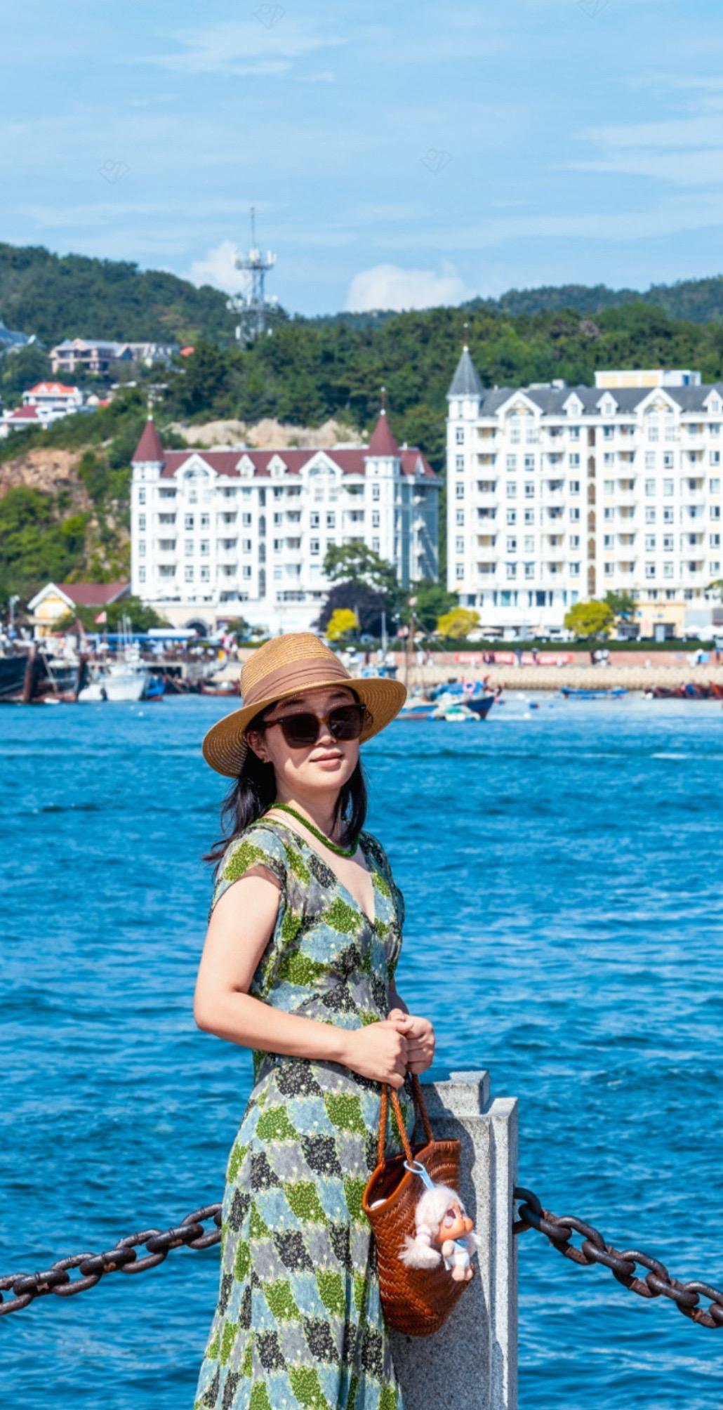 海边ootd 网红打卡地 海滩氛围感拍照