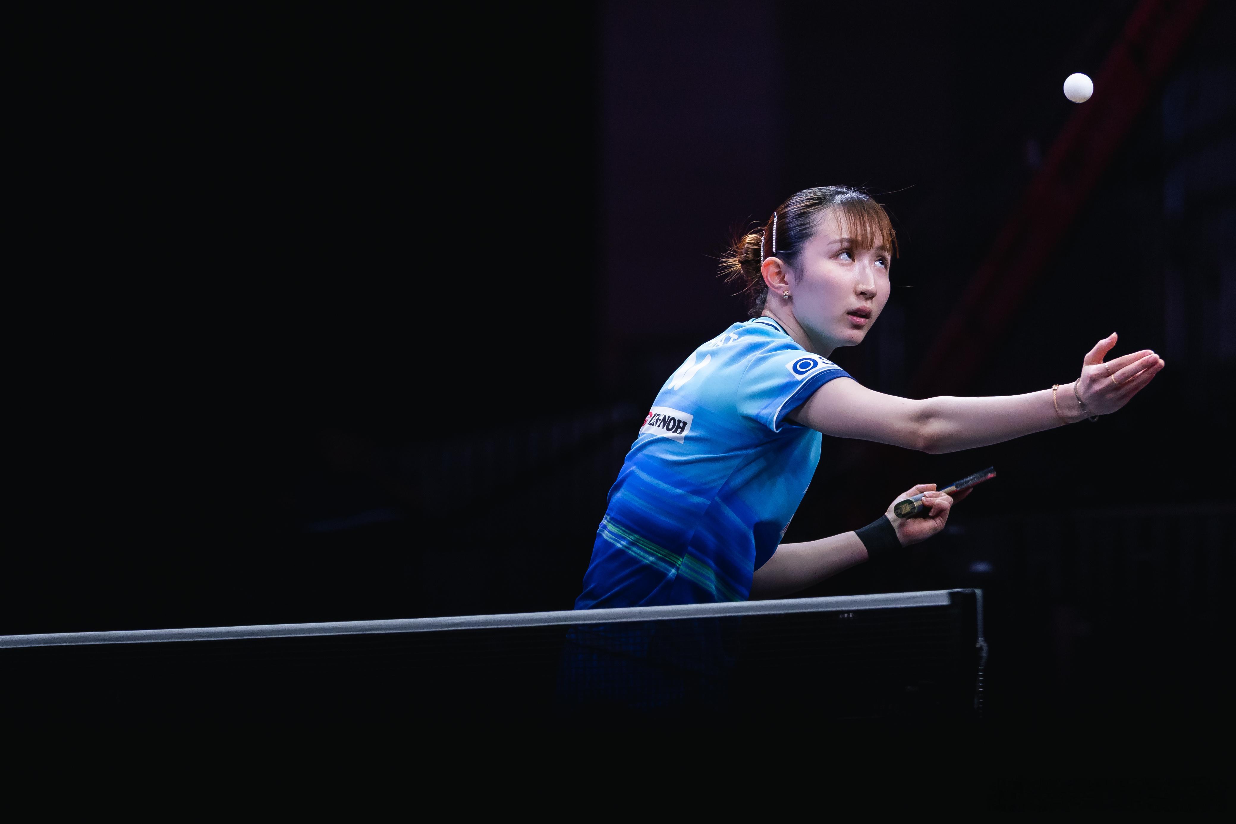 WTT美国大满贯2026 女单1/8决赛早田希娜(JPN)3-0 韩莹(GER)