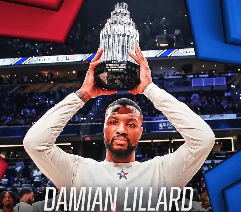 利拉德拿下2024NBA全明星赛AMVP和三分球大赛冠军，风头无两！但从生涯成就