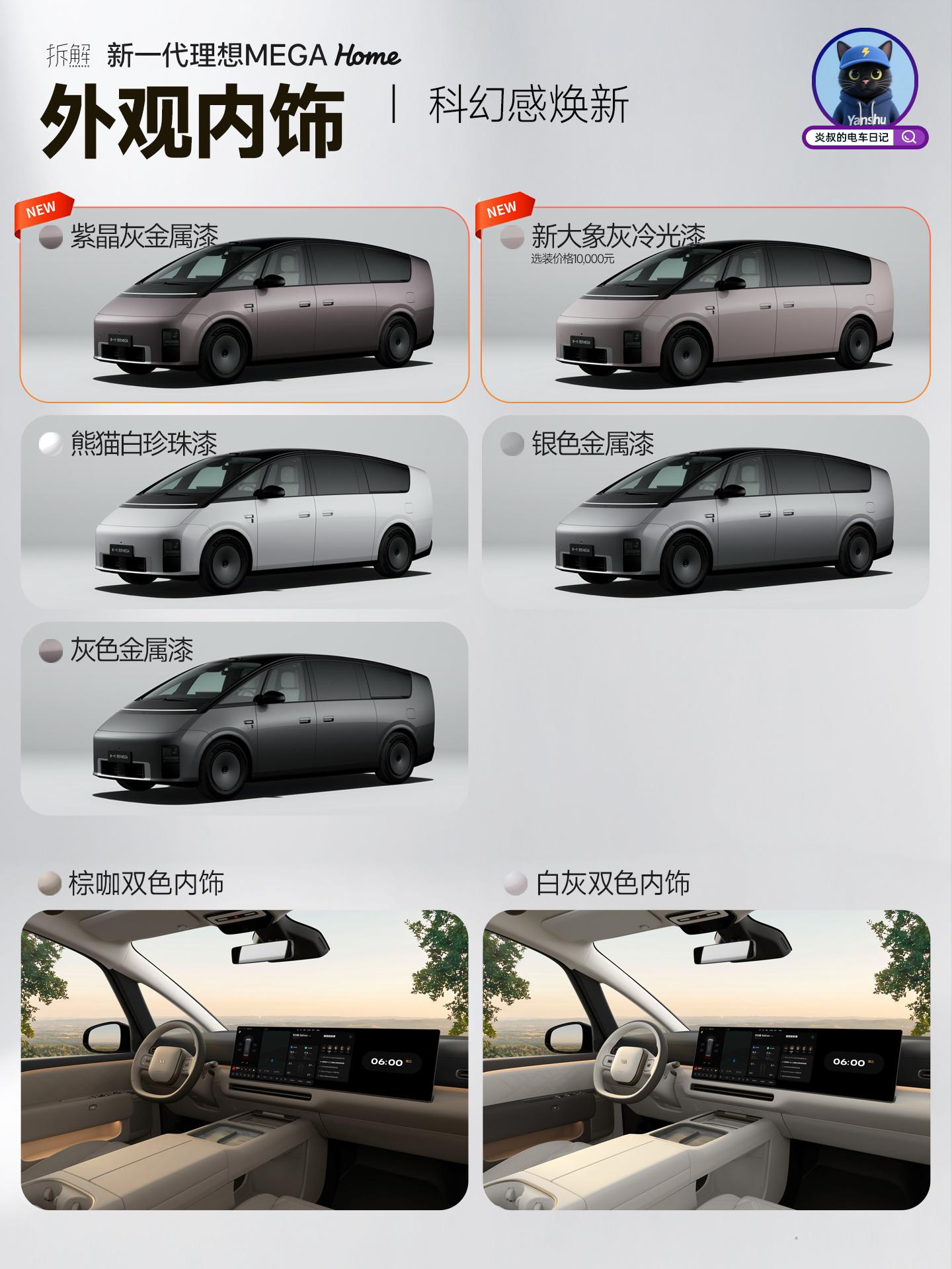 一图看懂｜新一代理想MEGA Home值不值？新一代理想MEGA Home正式上