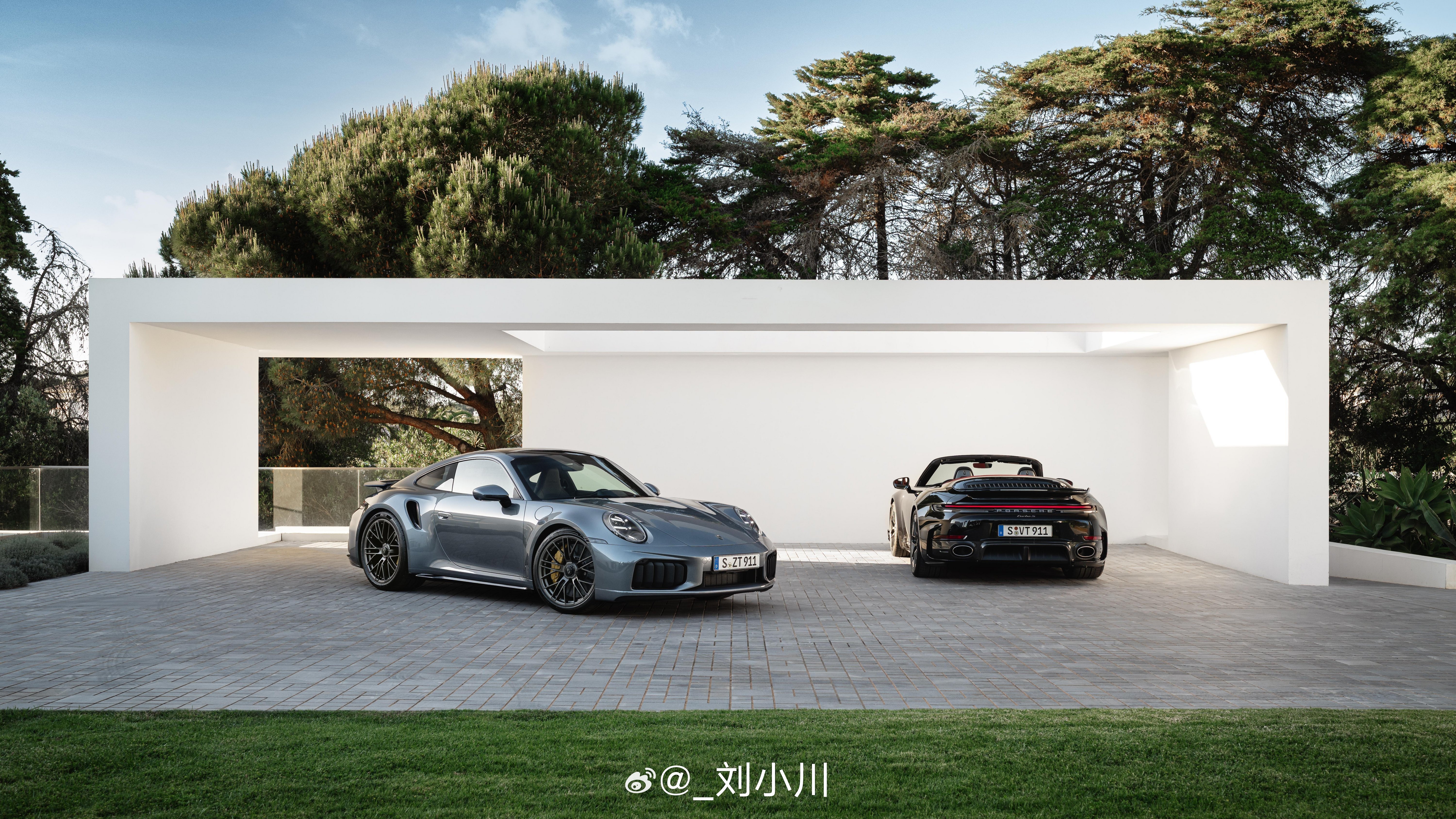 保时捷[超话]新保时捷911 Turbo S 【高清原图】附上一组新保时捷911
