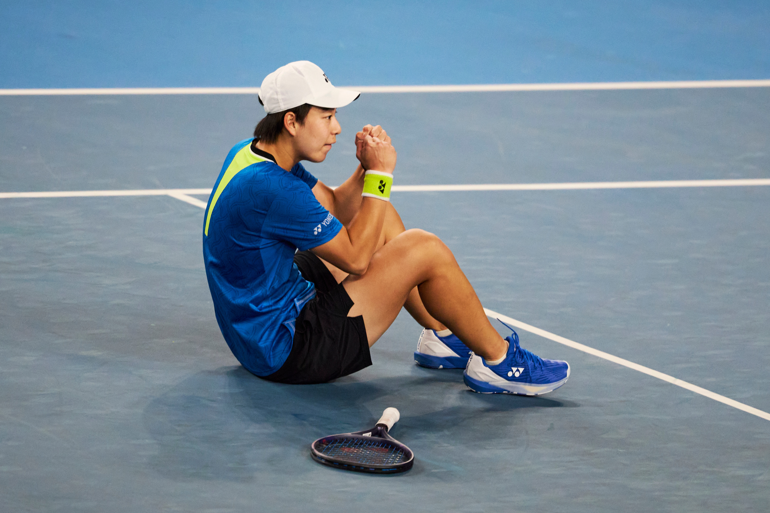 回忆杀｜白卓璇澳网正赛赢球的高光时刻、怒吼瞬间和赛点组图！相信白卓璇那激情燃烧的