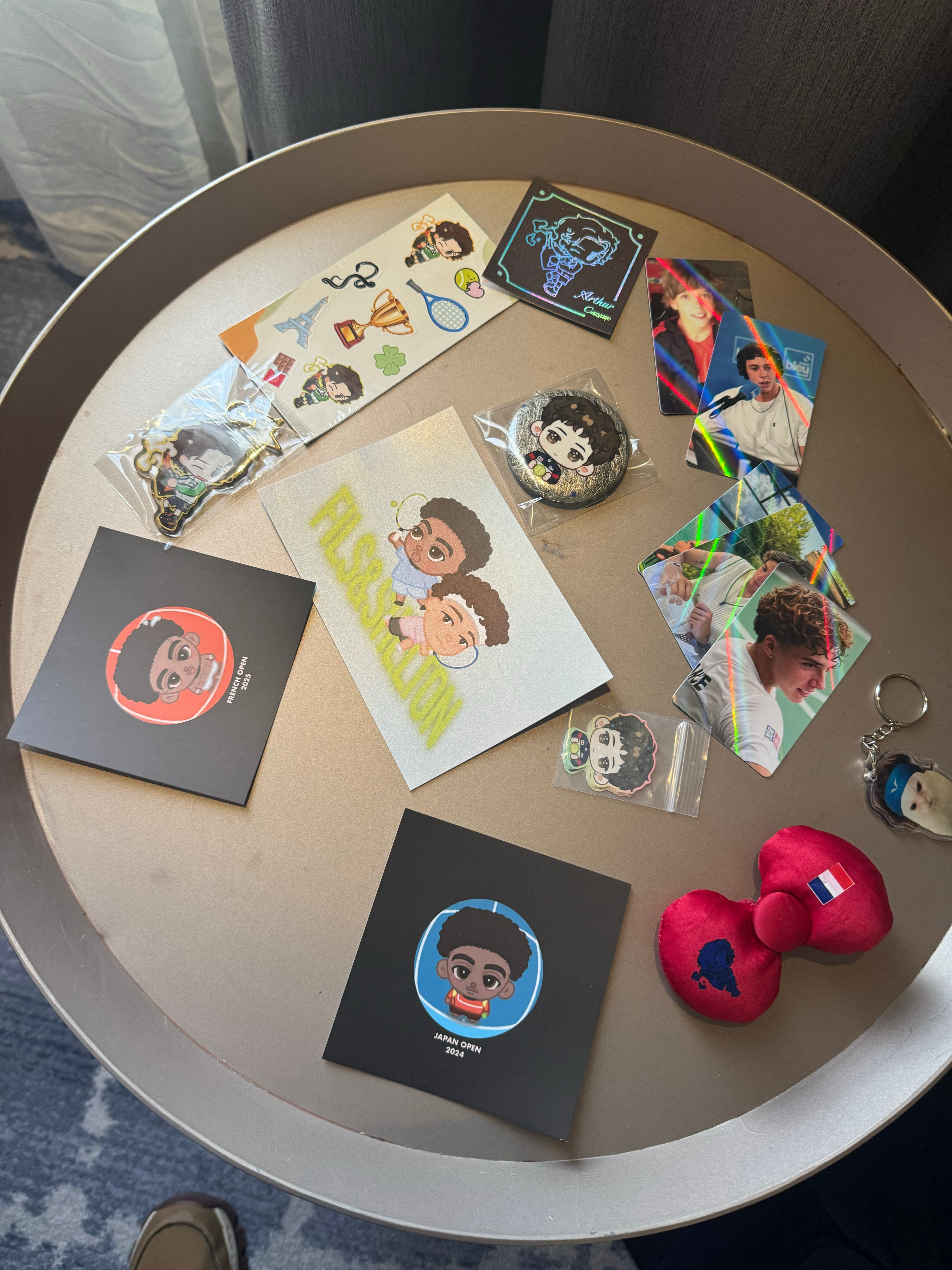 2025上海劳力士大师赛 谢谢各位小伙伴送的应援物，太萌了，被萌化了，这次来上海