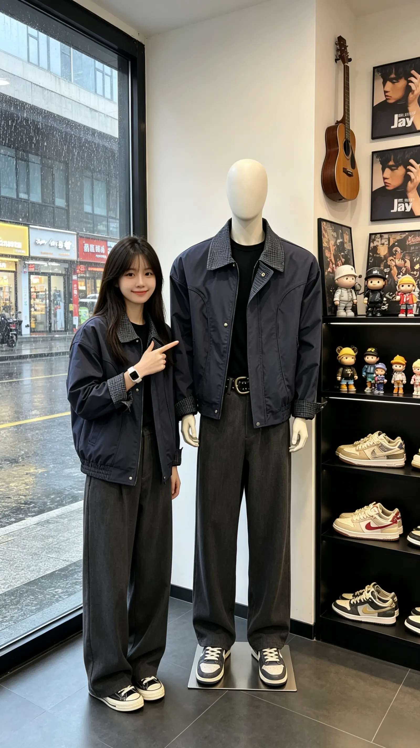 女友说这件夹克很让她心动！